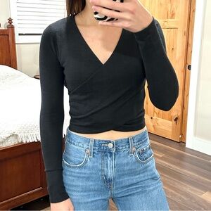 Abercrombie & Fitch Soft and Cozy Wrap Top